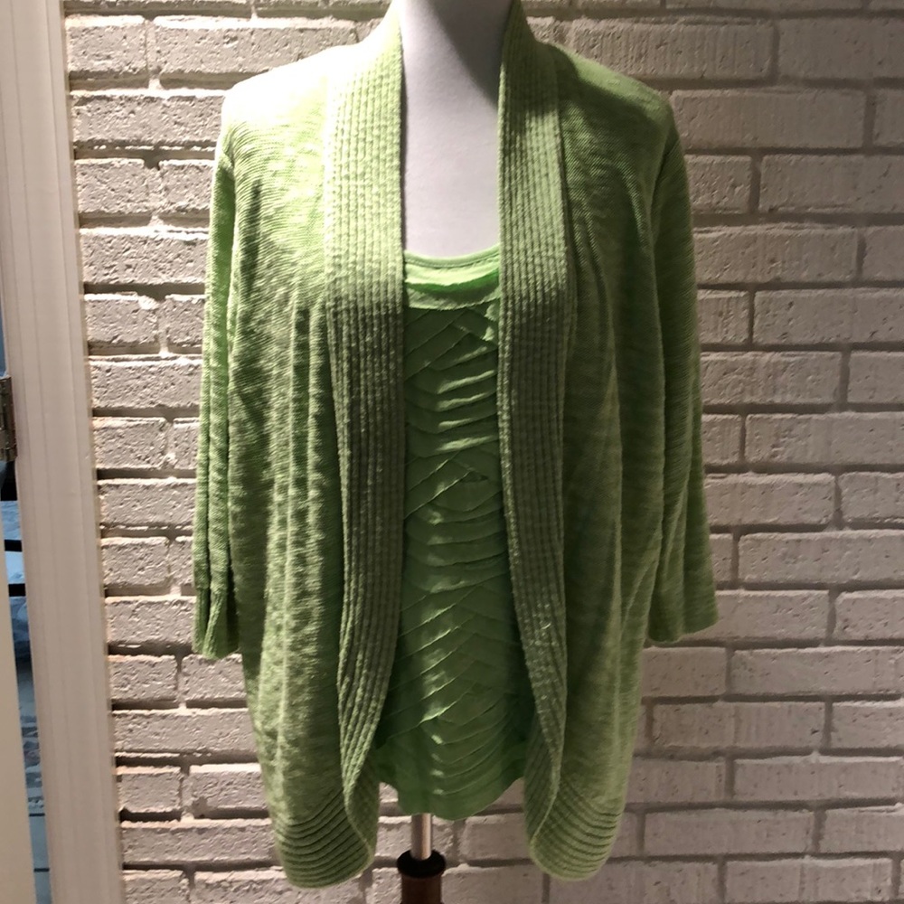 Chico’s Sweater/Tank Combo, Gently Used SZ 3